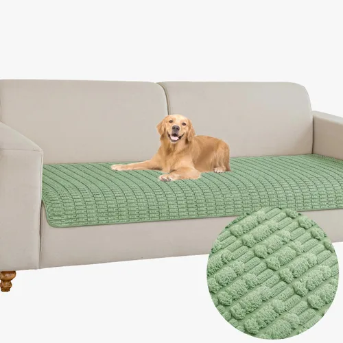 Vista 12 de Muamar Funda para Cama de Perro Protector de Sofá, Fundas de Sofá Antideslizantes Impermeables para Sala de Estar Fundas de Sofá, Tapete de Sofá