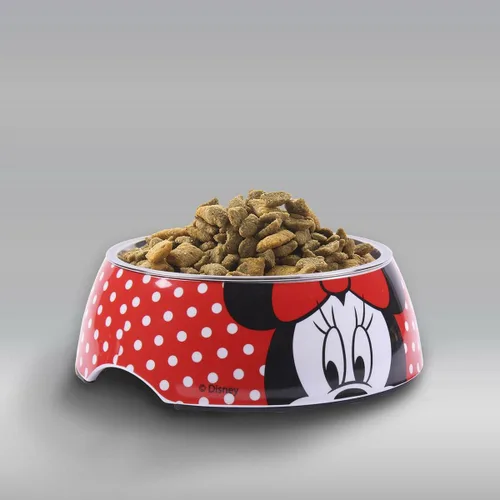 Vista 7 de Comedero para Perro Minnie Mouse Rojo Melamina 180 ml Negro Metal