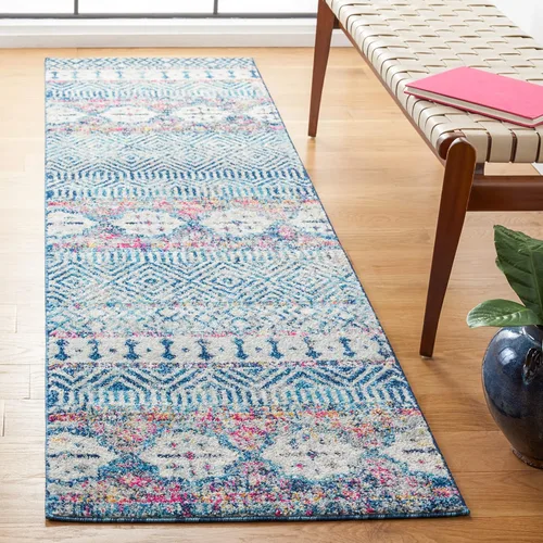 Vista 20 de SAFAVIEH Madison Collection - Alfombra decorativa de 2 pies 3 pulgadas x 4 pies, color carbón y gris, diseño bohemio chic, no desprende pelusa