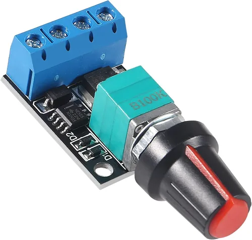 Vista 5 de UMLIFE 6 unids 5 V 12 V 10 A regulador de voltaje PWM DC motor controlador de velocidad gobernador regulador de velocidad continuo regulador