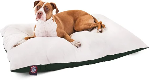 Vista 10 de Majestic Pet Cama rectangular para perros tamaño mediano, lavable, funda extraíble, cama para mascotas, cama para jaula para perros, cama de gran