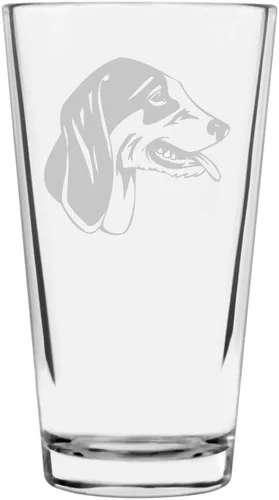Vista 266 de Podenco Canario - Vaso de pinta de 16 onzas con temática de perro personalizado
