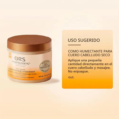 Vista 12 de ORS Unapologetic - Tratamiento acondicionador milagroso 3 en 1, 5 onzas