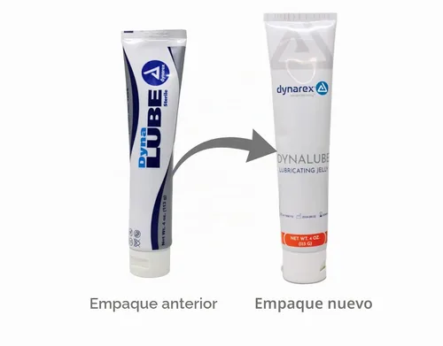 Vista 4 de Lubricante Jelly Dyna Lube 4 oz. Tubo estéril