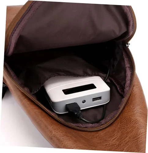 Vista 2 de VALICLUD 2pcs mens small backpack men's sling bag crossbody cross body bag for men messenger bag for men male cross body bags for men men's
