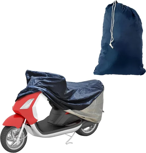 Vista 8 de Detailer's Preference Funda de poliéster para scooter, protección contra la intemperie resistente, diseño sin arañazos, bolsa de almacenamiento