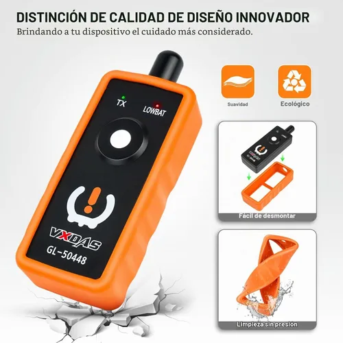 Vista 4 de VXDAS GL50448 Herramienta de reaprendizaje TPMS Compatible para GM Chevy Herramienta de activación de restablecimiento del sensor de presión