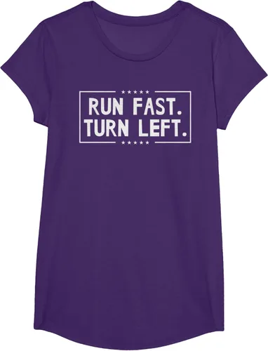 Vista 59 de Run Fast Turn Left - Camiseta para correr de pista y campo