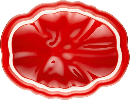 Vista 6 de STAUB Olla holandesa de cerámica Petite Tomato Cocotte, 16 oz, cereza