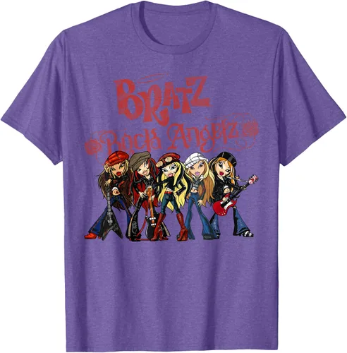 Vista 5 de Bratz Camiseta Rock Angelz Group Shot Negro