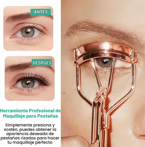 Vista 5 de Rizador de pestañas para ojos con capucha euramericano, asiático, rizado C