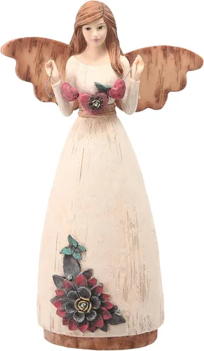 Vista 13 de Pavilion Gift Company Simple Spirits 41007 - Figura decorativa (7.5 pulgadas), color blanco, verde, bronceado