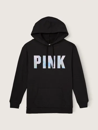 Vista 5 de Victoria's Secret Sudadera con capucha Campus de forro polar rosa (XS-XXL)