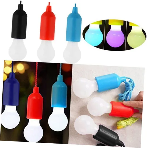 Vista 9 de VANZACK 4 unids bombillas LED tira cable luz LED tira de luz colgante bombilla LED tira de alambre cordón bombilla negro LED colgante luces