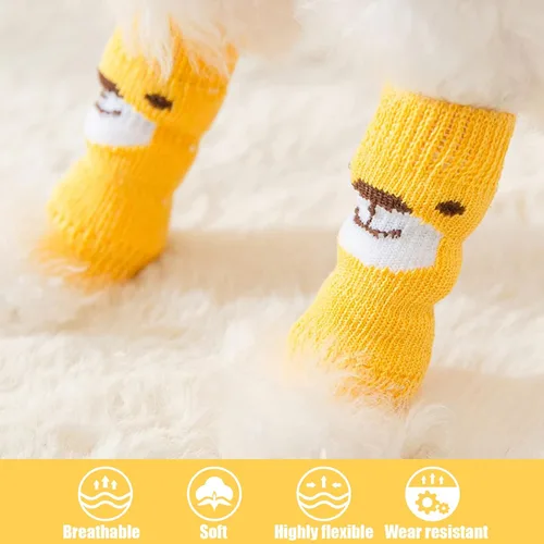 Vista 4 de Fundas elásticas de punto cálido, manga de codo para perro, protector de codo de mascota para perros y gatos pequeños, medianos