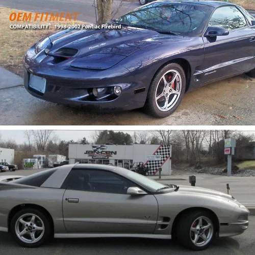 Vista 4 de ADIIL Lentes ahumadas oscuras ámbar LED de señalización de luces de señal de parachoques reflectoras compatibles con Pontiac Firebird Trans Am