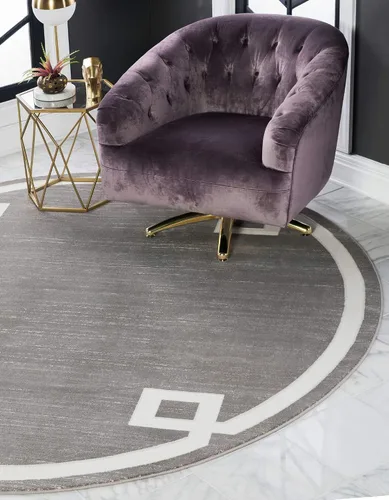 Vista 48 de Unique Loom Colección Uptown de Jill Zarin - Alfombra moderna con textura de estilo griego, color beige (1.25 x 1.85 m)