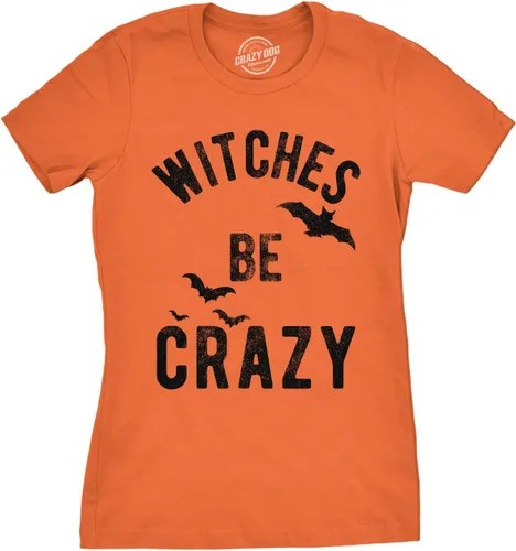 Vista 11 de Camiseta divertida de fiesta de brujas para mujer Gris jaspeado oscuro