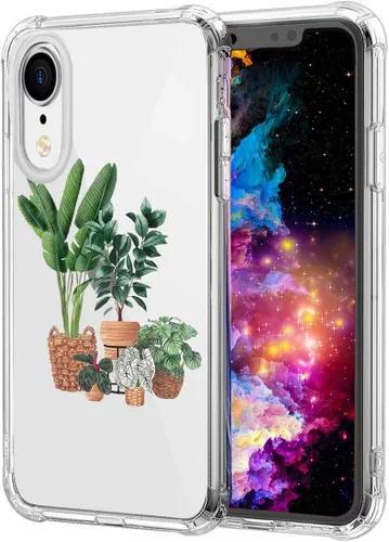 Vista 10 de CARLOCA Funda compatible con iPhone 11 Pro, patrón de grano de madera negro y rojo transparente con diseño de plástico transparente para iPhone 11