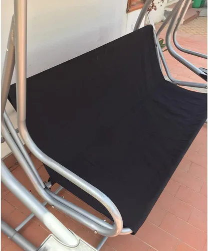 Vista 7 de Funda de repuesto para columpio de patio de 2/3 asientos, fundas de repuesto impermeables y resistentes, para asiento de columpio de 44.49 x 38.97