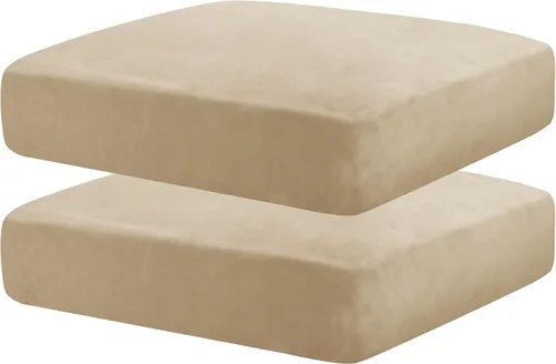 Vista 69 de MAXIJIN Fundas de cojín elásticas de terciopelo para sofá, funda de cojín suave de repuesto para sofá de dos plazas, protector de asiento