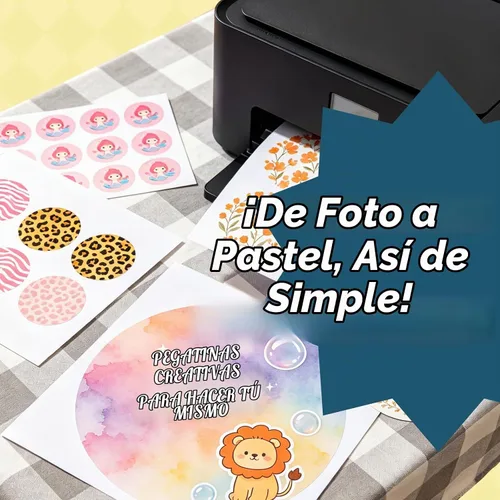 Vista 5 de Papel comestible, 25 piezas, hojas de glaseado de papel de azúcar de 11.7 x