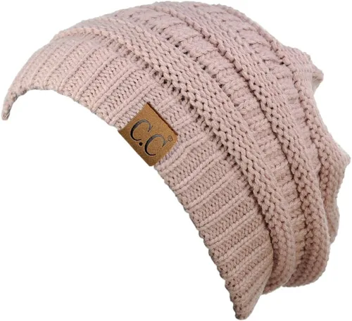 Vista 282 de C.C Trendy Warm Chunky Soft Stretch Cable Knit Beanie