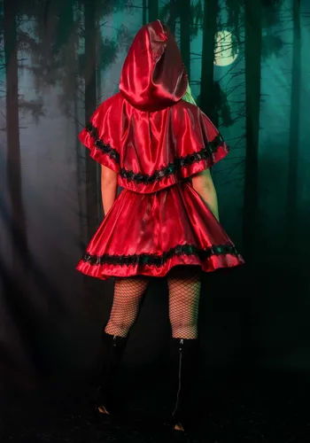 Vista 8 de Leg Avenue – Disfraz de Caperucita Roja Gótica adulto para mujer
