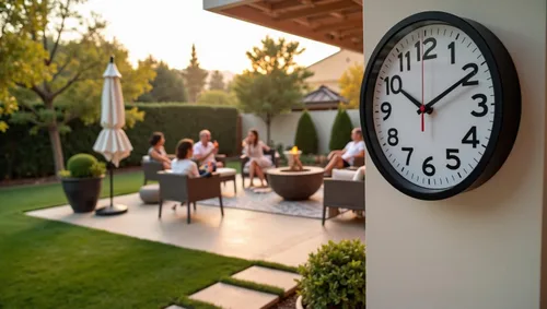 Vista 5 de Ultimate Wall Clock - Reloj de pared de cuarzo de 10 pulgadas, negro