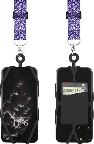 Vista 11 de Gear Beast Cordón para teléfono celular con correa ajustable para el cuello compatible con iPhone Galaxy y la mayoría de teléfonos inteligentes