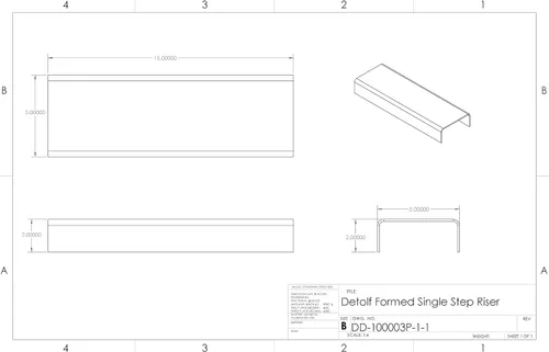 Vista 3 de Generic Elevador formado de 2 pulgadas para Ikea Detolf - 1 estante, estilo moderno - Elevador de estante