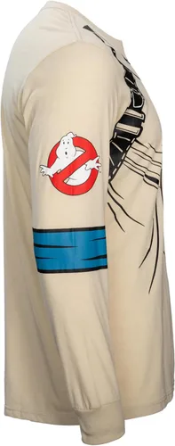 Vista 5 de Camiseta de disfraz de Cazafantasmas con cuatro parches de nombre intercambiables para Halloween Cosplay