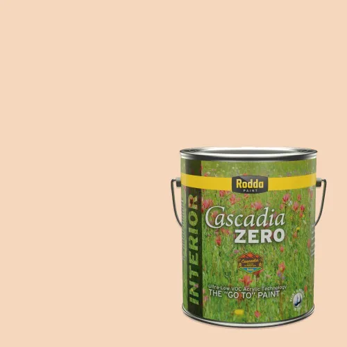 Vista 119 de Rodda Paint CASCADIA ZERO - Pintura plana e imprimación para interiores en uno, cuarto de galón, rosa Mullen