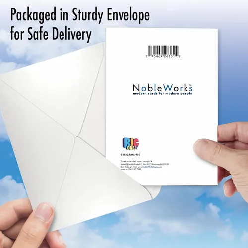 Vista 6 de NobleWorks - Tarjeta de felicitación de recuperación de sobriedad (5 x 7 pulgadas) con sobre - Saludo de aliento, tarjeta de notas de papelería