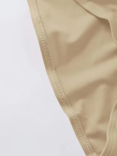Vista 5 de Traje de baño sexy de alta calidad para mujer, de color liso, sin espalda