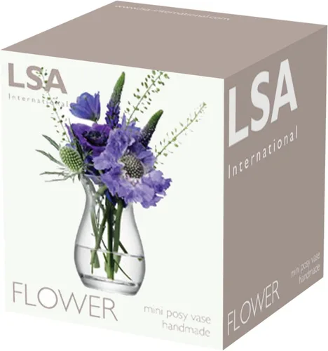 Vista 5 de LSA FW26 - Mini jarrón de flores (3.75 pulgadas, transparente)
