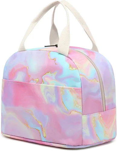 Vista 21 de Lonchera con diseño de aguacate para mujeres y niñas, con aislamiento, reutilizable, para niños, adultos, escuela, trabajo, picnic, viajes