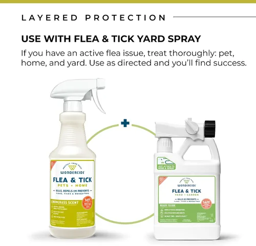 Vista 6 de Espray de control de pulgas, garrapatas y mosquitos natural Wondercide para mascotas y casa, citronela