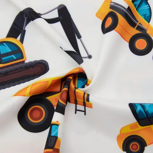 Vista 3 de ALISISTER Vestido de verano de manga corta para niñas pequeñas