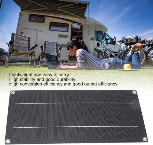 Vista 8 de Cargador de batería solar de 12 voltios impermeable, cargador de batería solar marino, mantenimiento de batería solar de 600 W, 18 V, kit de panel