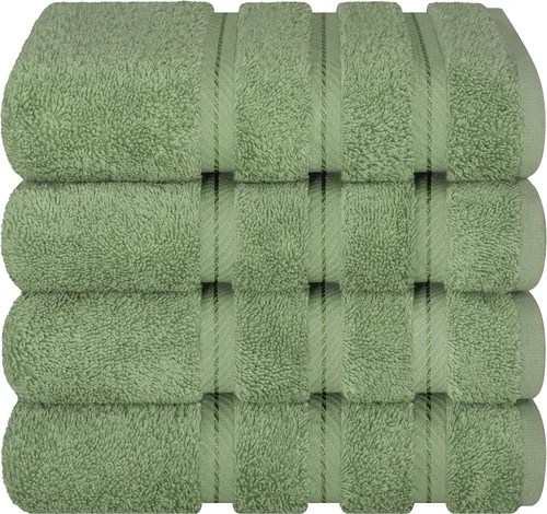 Vista 3 de American Soft Linen Paquete de 4 toallas de baño, 4 toallas de mano y 4 paños de baño