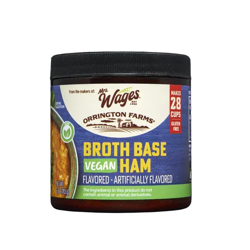 Vista 8 de Orrington Farms Vegan beef broth powder with rich savory flavor; dissolves easily for soups, sauces or seasoning; gluten free, vegetarian
