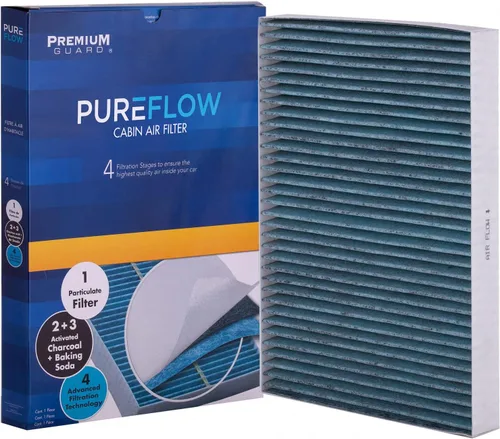 Vista 11 de Filtro de aire de cabina PureFlow HEPA PC6176HX Compatible con Dodge Charger 2011-2023, Chrysler 300 2011-2023, Dodge Challenger 2011-2023
