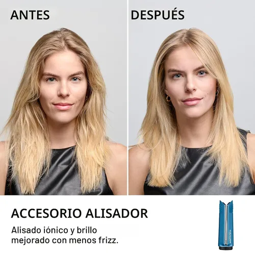 Vista 11 de BaBylissPRO StyleSwitch Ionic Multi-Styler, Air Styler y secador de pelo, cepillo de aire caliente ligero, 5 accesorios, 9 ajustes de Azul