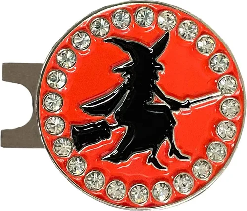 Vista 10 de Giggle Golf Marcador de bola brillante con clip para sombrero, colección Holiday Bling - Divertidos regalos de golf de temporada para mujeres