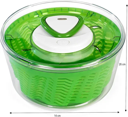 Vista 3 de Zyliss E940012 Easy Spin 2 Ensalada Spinner-Grande Verde, Plástico