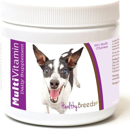 Vista 86 de Healthy Breeds Affenpinscher - Masticables blandos multivitamínicos, 60