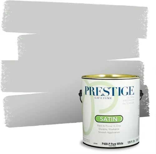 Vista 10 de PRESTIGE Paints - Pintura interior e imprimación en uno, 1 galón, cáscara de huevo, pimienta envejecida