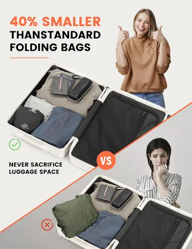 Vista 3 de SKYSPER Mochila de senderismo pequeña y ligera de 15L para mujeres y hombres, mochila de viaje plegable, mochila de campamento plegable, mini bolsa