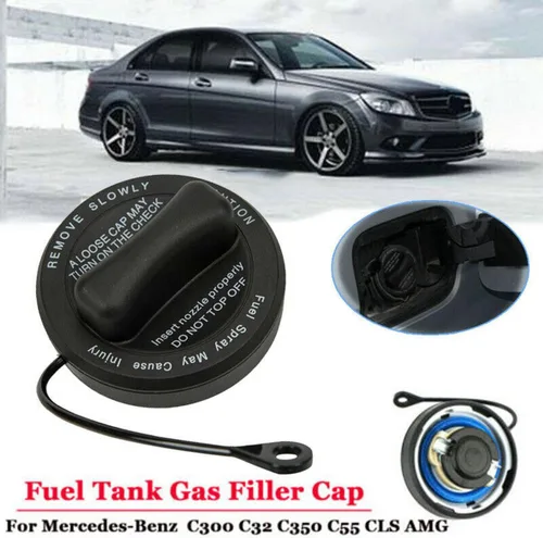 Vista 4 de Tapa de llenado de gas del tanque de combustible A2214700605 para Mercedes-Benz E430 E320 SLK320 ML350